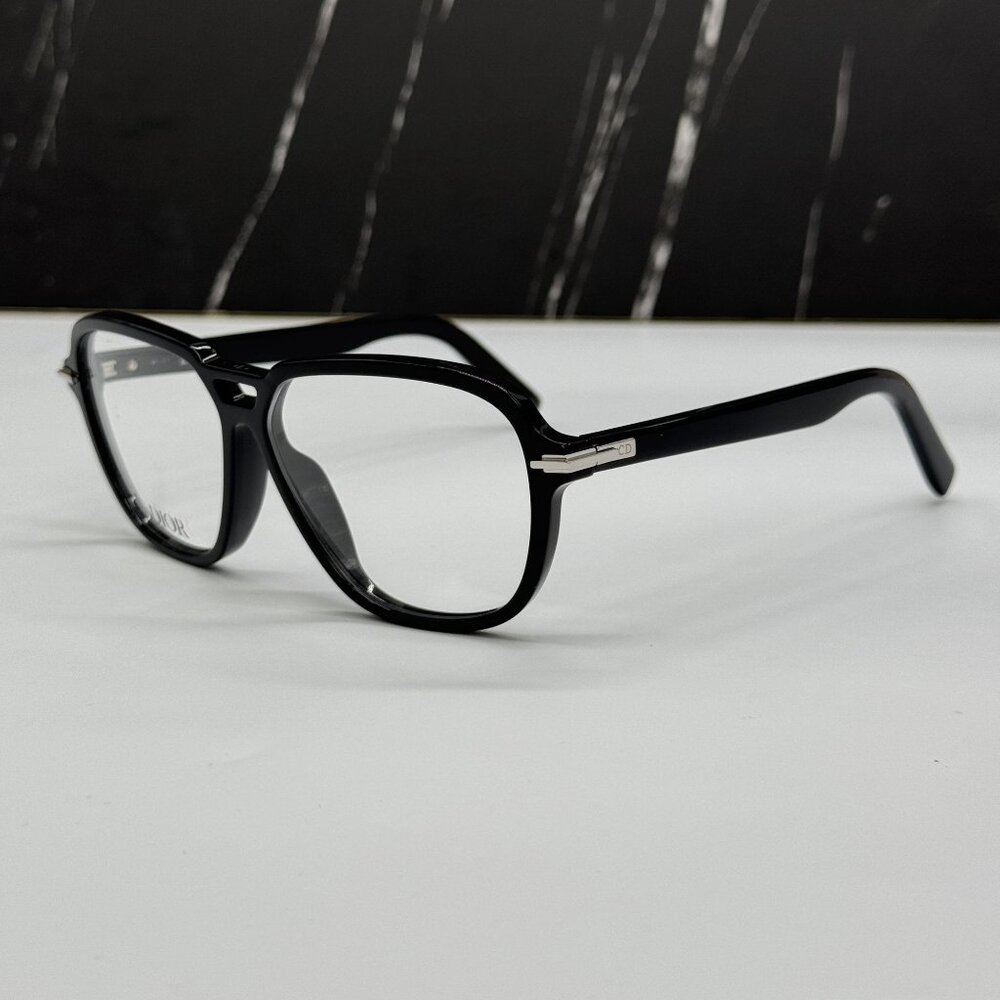 NEW DIOR DIORBLACKSUITO AI 1000 MEN BLACK EYEGLASSES DIOR - Picture 7 of 10